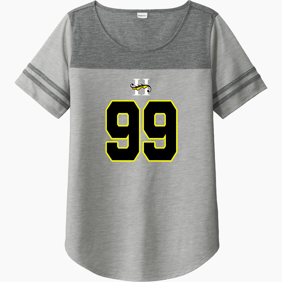 Hutchison Sting Sport-Tek Ladies PosiCharge Tri-Blend Wicking Fan Tee