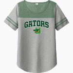 Unquowa Gators Sport-Tek Ladies PosiCharge Tri-Blend Wicking Fan Tee Front Thumbnail