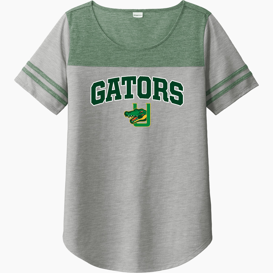 Unquowa Gators Sport-Tek Ladies PosiCharge Tri-Blend Wicking Fan Tee