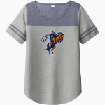 JOHN A ROWLAND HIGH SCHOOL RAIDERS <span class="pdp-name-mascot">JOHN A ROWLAND RAIDERS</span> Sport-Tek Ladies PosiCharge Tri-Blend Wicking Fan Tee Front Thumbnail