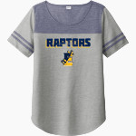 Executive Raptors Sport-Tek Ladies PosiCharge Tri-Blend Wicking Fan Tee Front Thumbnail