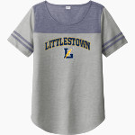 LITTLESTOWN HIGH SCHOOL THUNDERBOLTS <span class="pdp-name-mascot">LITTLESTOWN THUNDERBOLTS</span> Sport-Tek Ladies PosiCharge Tri-Blend Wicking Fan Tee Front Thumbnail