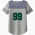 SOUTH COUNTY SECONDARY SCHOOL STALLIONS <span class="pdp-name-mascot">SOUTH COUNTY STALLIONS</span> Sport-Tek Ladies PosiCharge Tri-Blend Wicking Fan Tee Front Thumbnail