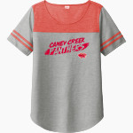 CANEY CREEK HIGH SCHOOL PANTHERS Sport-Tek Ladies PosiCharge Tri-Blend Wicking Fan Tee Front Thumbnail