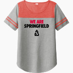 SPRINGFIELD HIGH SCHOOL SENATORS <span class="pdp-name-mascot">SPRINGFIELD SENATORS</span> Sport-Tek Ladies PosiCharge Tri-Blend Wicking Fan Tee Front Thumbnail