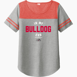 Sport-Tek Ladies PosiCharge Tri-Blend Wicking Fan Tee