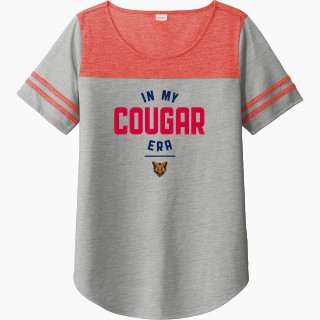 Sport-Tek Ladies PosiCharge Tri-Blend Wicking Fan Tee