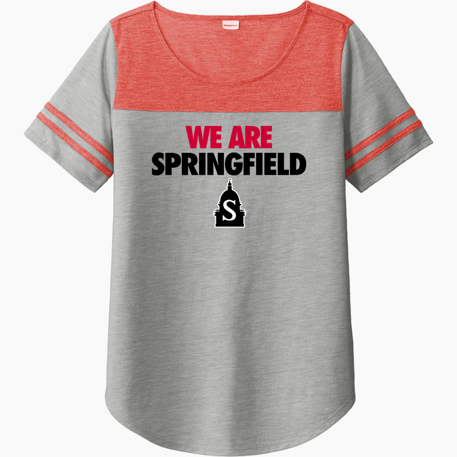SPRINGFIELD HIGH SCHOOL SENATORS <span class="pdp-name-mascot">SPRINGFIELD SENATORS</span> Sport-Tek Ladies PosiCharge Tri-Blend Wicking Fan Tee