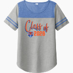 Chilton County Tigers <span class="pdp-name-mascot">Chilton County Tigers</span> Sport-Tek Ladies PosiCharge Tri-Blend Wicking Fan Tee Front Thumbnail