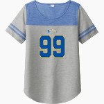 BAD AXE HIGH SCHOOL HATCHETS <span class="pdp-name-mascot">BAD AXE HATCHETS</span> Sport-Tek Ladies PosiCharge Tri-Blend Wicking Fan Tee Front Thumbnail