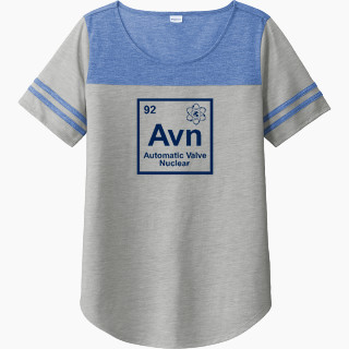 Sport-Tek Ladies PosiCharge Tri-Blend Wicking Fan Tee