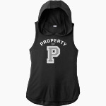 PERRY HIGH SCHOOL MAROONS Sport-Tek Women's Hoodie Tank Front Thumbnail