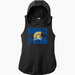 MASON CO CENTRAL HIGH SCHOOL SPARTANS Sport-Tek Women's Hoodie Tank Front Thumbnail