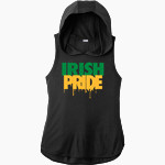 St. Patrick of Heatherdowns Irish <span class="pdp-name-mascot">St. Patrick of Heatherdowns Irish</span> Sport-Tek Women's Hoodie Tank Front Thumbnail