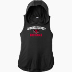 Jamesville DeWitt Red Rams Sport-Tek Women's Hoodie Tank Front Thumbnail