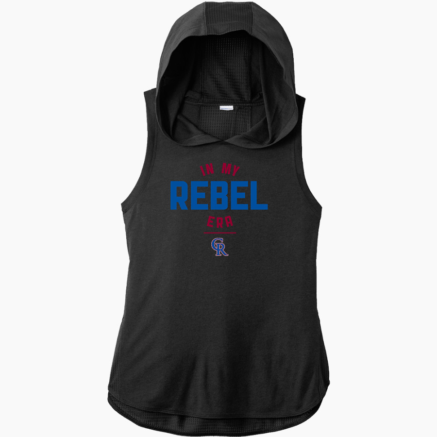 CUBA-RUSHFORD HIGH SCHOOL REBELS <span class="pdp-name-mascot">CUBA - RUSHFORD REBELS</span> Sport-Tek Women's Hoodie Tank