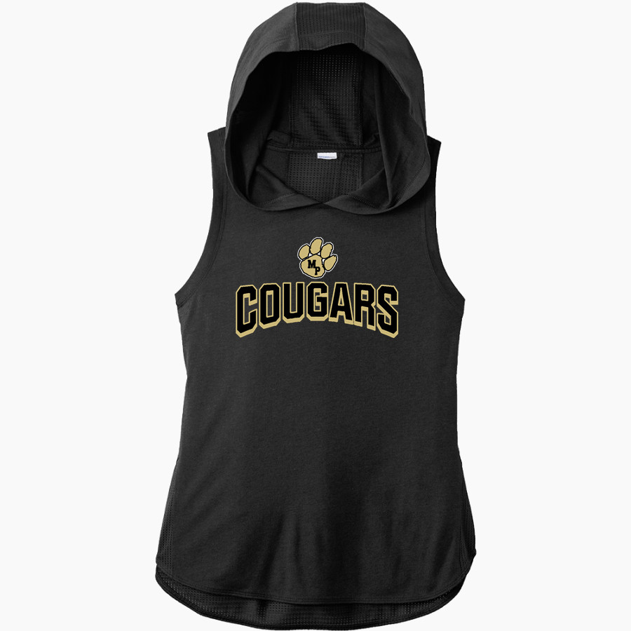 Manassas Park Cougars Sport-Tek Women's Hoodie Tank