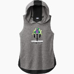 Central Valley Affiliate - CASP <span class="pdp-name-mascot">Central Valley Affiliate-CASP</span> Sport-Tek Women's Hoodie Tank Front Thumbnail