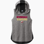Riverdale Warriors Sport-Tek Women's Hoodie Tank Front Thumbnail