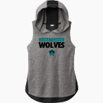 Westminster Wolves <span class="pdp-name-mascot">Westminster Wolves</span> Sport-Tek Women's Hoodie Tank Front Thumbnail