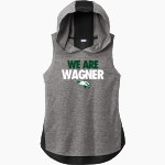 Wagner Seahawks official sideline store <span class="pdp-name-mascot">Wagner Seahawks</span> Sport-Tek Women's Hoodie Tank Front Thumbnail