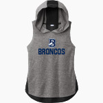 William L Callahan Broncos Sport-Tek Women's Hoodie Tank Front Thumbnail