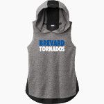 Brevard College Tornados Online Store <span class="pdp-name-mascot">Brevard Tornados</span> Sport-Tek Women's Hoodie Tank Front Thumbnail