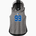 ROCKY BAYOU CHRISTIAN SCHOOL KNIGHTS Sport-Tek Women's Hoodie Tank Front Thumbnail