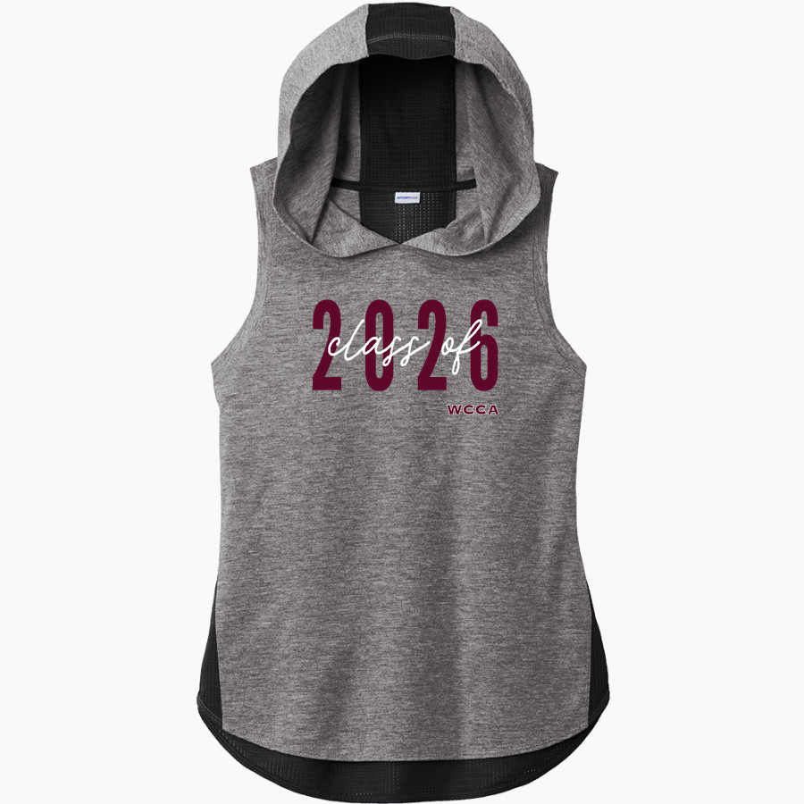WILKINSON COUNTY CHRISTIAN ACADEMY RAMS <span class="pdp-name-mascot">WILKINSON CO RAMS</span> Sport-Tek Women's Hoodie Tank