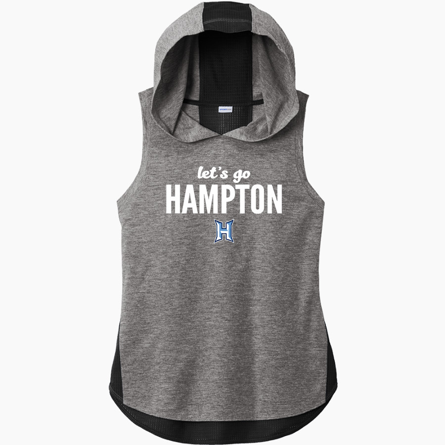 HAMPTON HIGH SCHOOL BULLDOGS <span class="pdp-name-mascot">HAMPTON BULLDOGS</span> Sport-Tek Women's Hoodie Tank