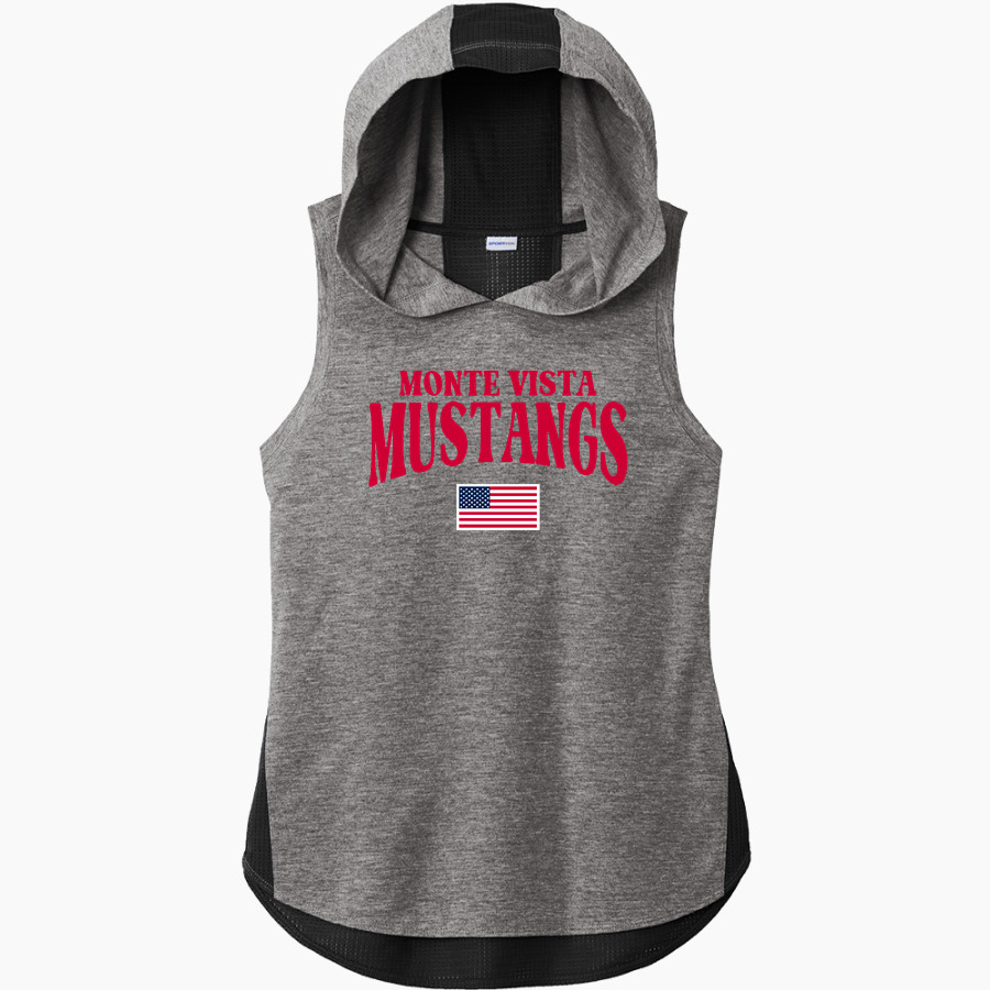 Monte Vista Mustangs <span class="pdp-name-mascot">Monte Vista Mustangs</span> Sport-Tek Women's Hoodie Tank