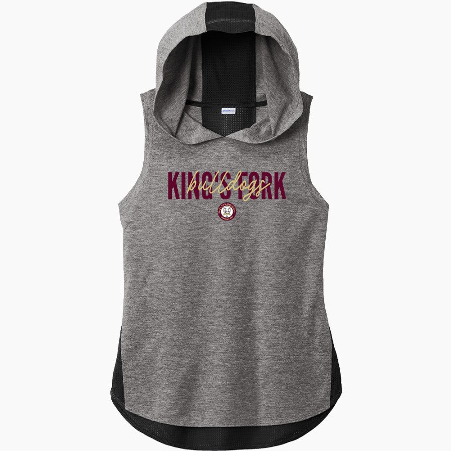 KING'S FORK HIGH SCHOOL BULLDOGS <span class="pdp-name-mascot">KINGS FORK BULLDOGS</span> Sport-Tek Women's Hoodie Tank