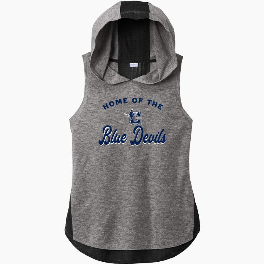 CELESTE HIGH SCHOOL BLUE DEVILS <span class="pdp-name-mascot">CELESTE BLUE DEVILS</span> Sport-Tek Women's Hoodie Tank