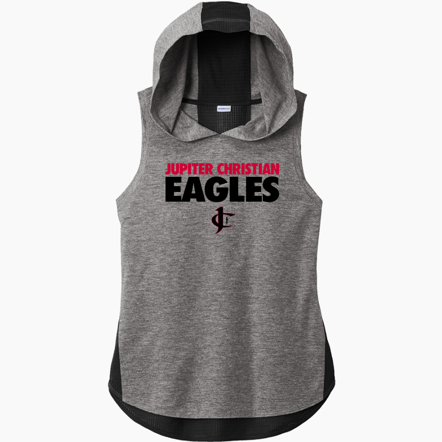 Jupiter Christian Eagles Sport-Tek Women's Hoodie Tank