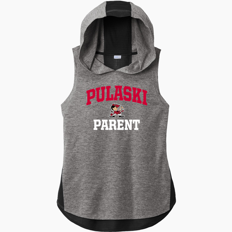 Pulaski Red Raiders Sport-Tek Women's Hoodie Tank