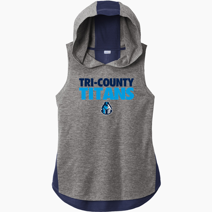 Tri-County Titans <span class="pdp-name-mascot">Tri-County Titans</span> Sport-Tek Women's Hoodie Tank