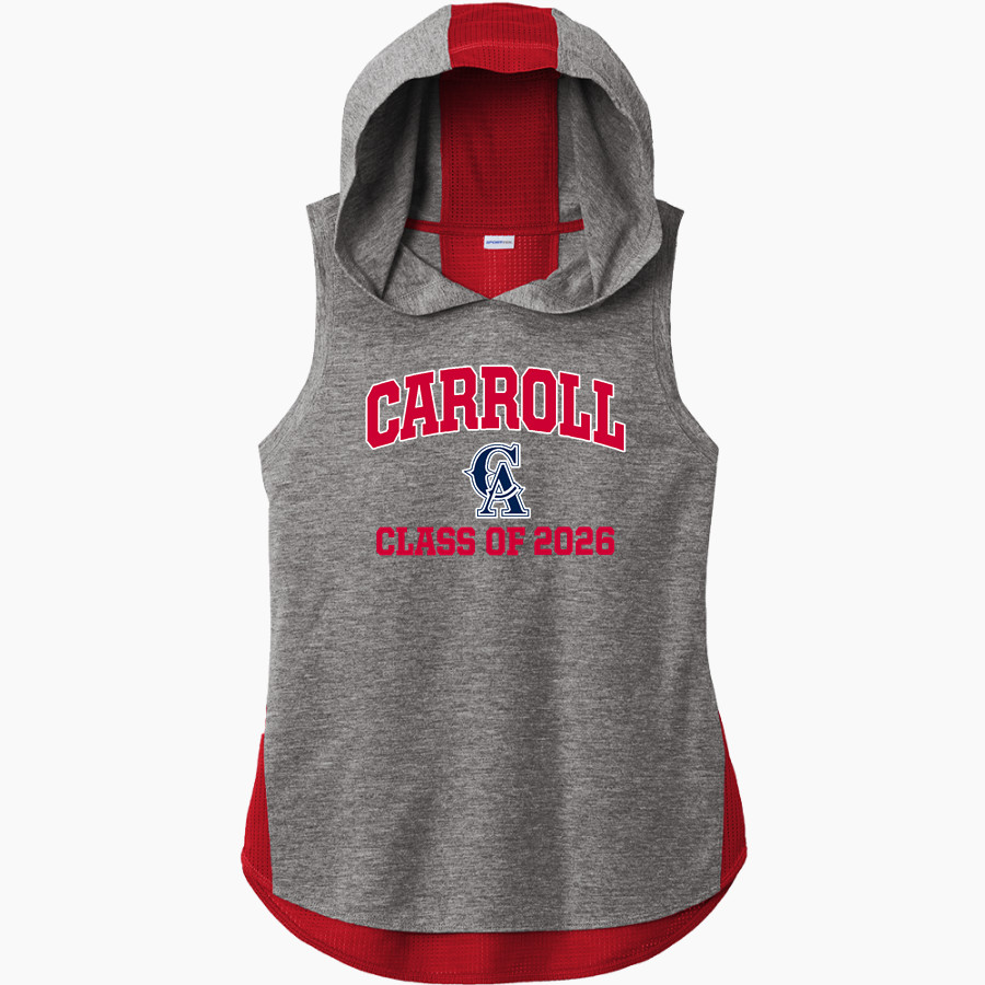 Carroll Rebels Sport-Tek Women's Hoodie Tank