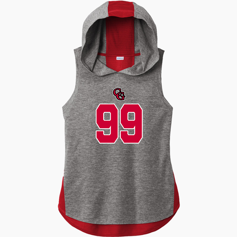 Center Grove Trojans <span class="pdp-name-mascot">Center Grove Trojans</span> Sport-Tek Women's Hoodie Tank