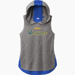 ISANTI HIGH SCHOOL WARRIORS <span class="pdp-name-mascot">SANTEE WARRIORS</span> Sport-Tek Women's Hoodie Tank Front Thumbnail