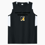 NAUSET REGIONAL HIGH SCHOOL WARRIORS <span class="pdp-name-mascot">NAUSET REGIONAL WARRIORS</span> Sport-Tek Women's Club Sleeveless V-Neck Front Thumbnail