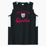 Plainfield Quakers <span class="pdp-name-mascot">Plainfield Quakers</span> Sport-Tek Women's Club Sleeveless V-Neck Front Thumbnail