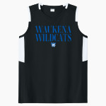 Waukena Wildcats <span class="pdp-name-mascot">Waukena Joint Union Elementary Wildcats</span> Sport-Tek Women's Club Sleeveless V-Neck Front Thumbnail