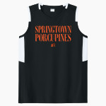 SPRINGTOWN HIGH SCHOOL PORCUPINES Sport-Tek Women's Club Sleeveless V-Neck Front Thumbnail