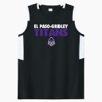 El Paso-Gridley Titans Sport-Tek Women's Club Sleeveless V-Neck Front Thumbnail