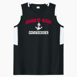 ABRAMSON SCI-ACADEMY COMMODORES <span class="pdp-name-mascot">ABRAMSON SCI - ACADEMY COMMODORES</span> Sport-Tek Women's Club Sleeveless V-Neck Front Thumbnail
