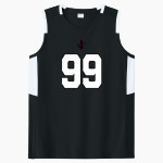 Jupiter Christian Eagles <span class="pdp-name-mascot">Jupiter Eagles</span> Sport-Tek Women's Club Sleeveless V-Neck Front Thumbnail