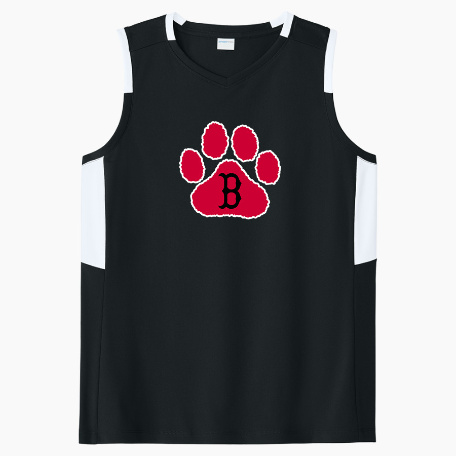 BLOUNTSTOWN HIGH SCHOOL TIGERS <span class="pdp-name-mascot">BLOUNTSTOWN TIGERS</span> Sport-Tek Women's Club Sleeveless V-Neck