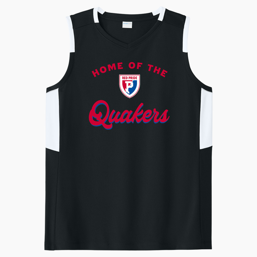 Plainfield Quakers <span class="pdp-name-mascot">Plainfield Quakers</span> Sport-Tek Women's Club Sleeveless V-Neck