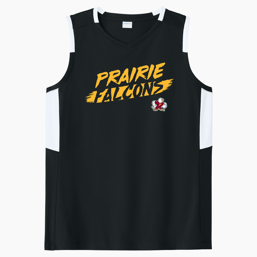 Prairie Falcons <span class="pdp-name-mascot">Prairie Falcons</span> Sport-Tek Women's Club Sleeveless V-Neck