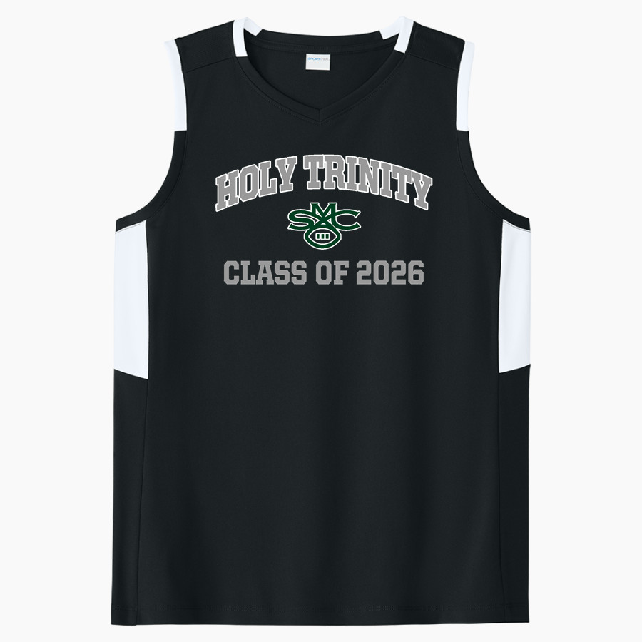 Holy Trinity Catholic Eagles Sport-Tek Women's Club Sleeveless V-Neck